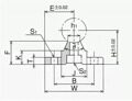 Вал прецизионный с опорой SBR30C TECHNIX