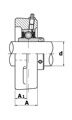 Подшипниковый узел UCFL207 TSC