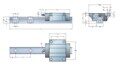 Каретка LLTHC 30 A T1 P5 (SNA 30 P1 N) SKF