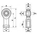 Шарнирный наконечник GISW14 Fluro