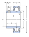 Подшипник YAT206 SKF