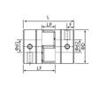 Муфта соединительная JC14-C (d=5 мм) TECHNIX